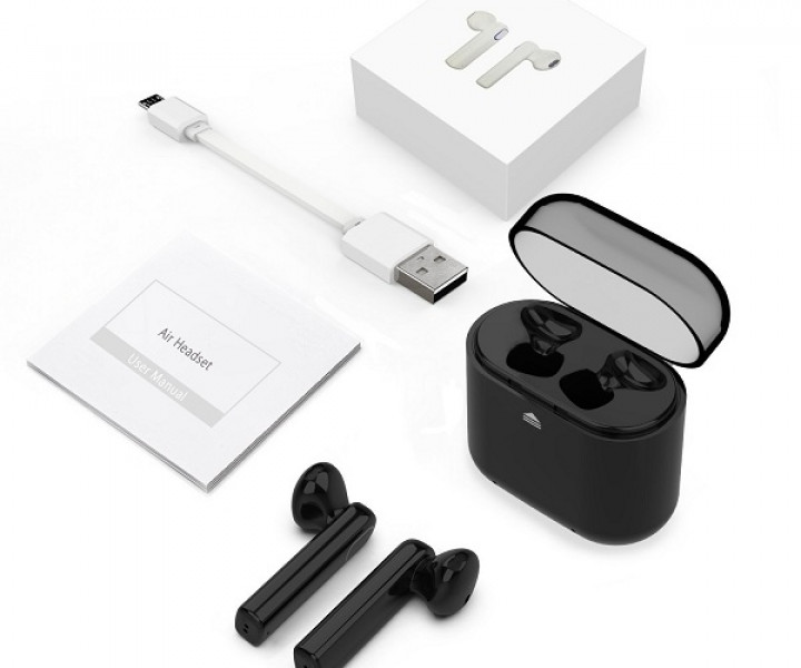 Наушники Dual Mini Сharging Box Black